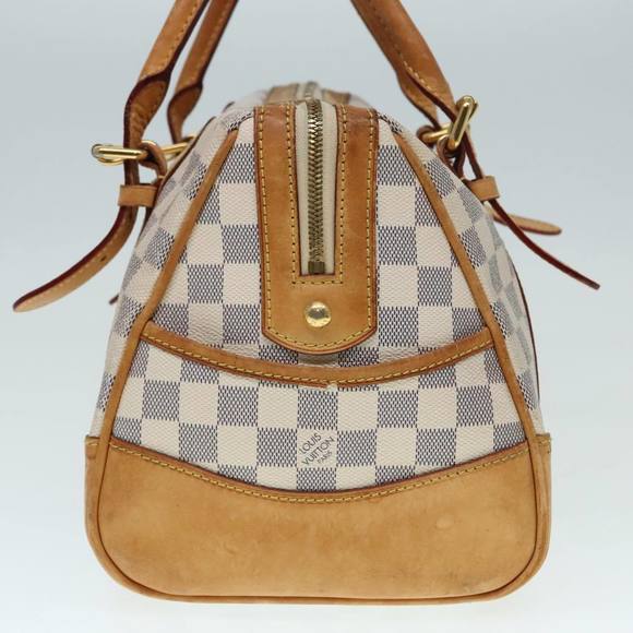 LOUIS VUITTON Damier Azur Berkeley Hand Bag N52001 LV Auth 90984 - Picture 4 of 16